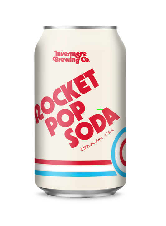Invermere Rocket Pop Soda 355mL x 24